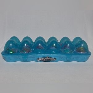 Hatchimals Colleggtibles 8-Pack in Blue Egg‎ Carton Storage Case + Figures